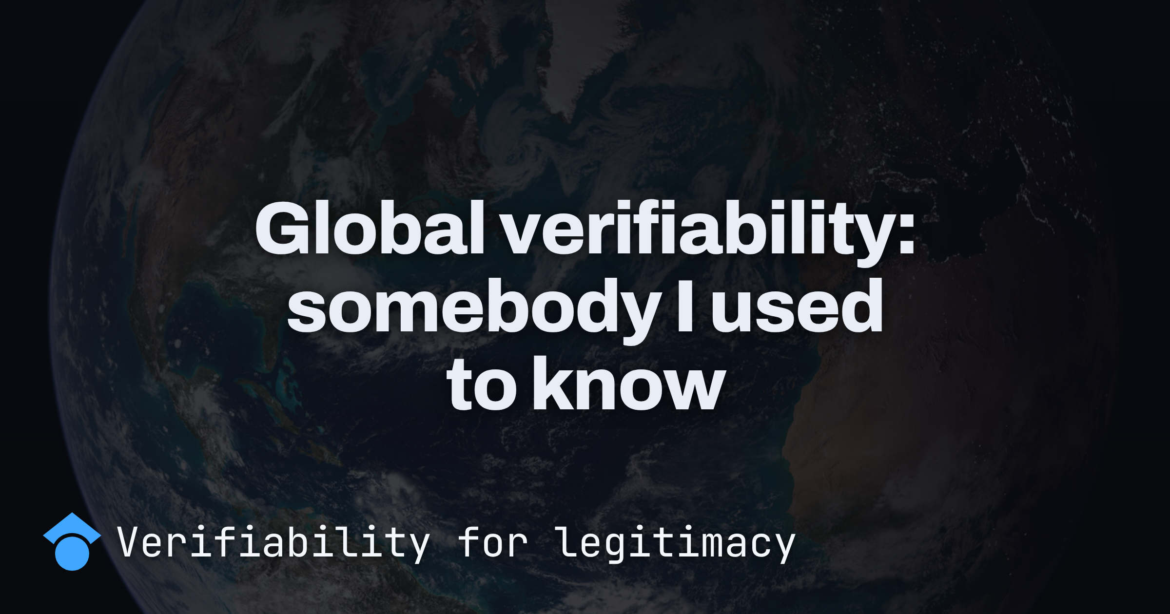 Surveying global verifiability